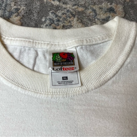 Fruit of the Loom x ENRON White Short Sleeve Tee - Picture 4 of 4